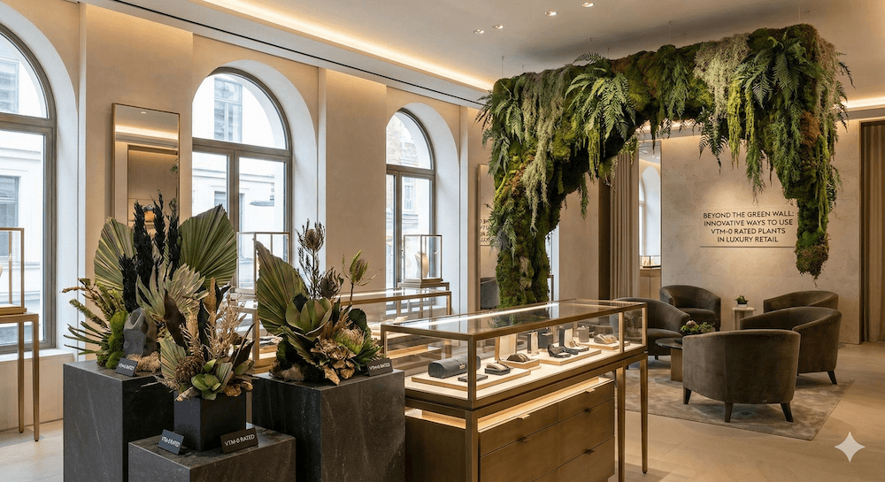 Beyond the Green Wall: Innovative Ways to Use VTM-0 Rated Plants in Luxury Retail