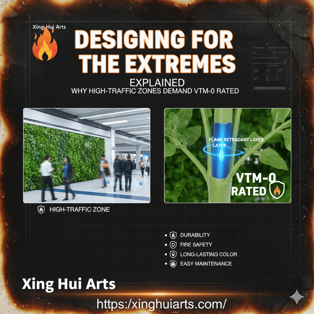 Designing for the Extremes: Why High-Traffic Zones Demand VTM-0 Rated Greenery